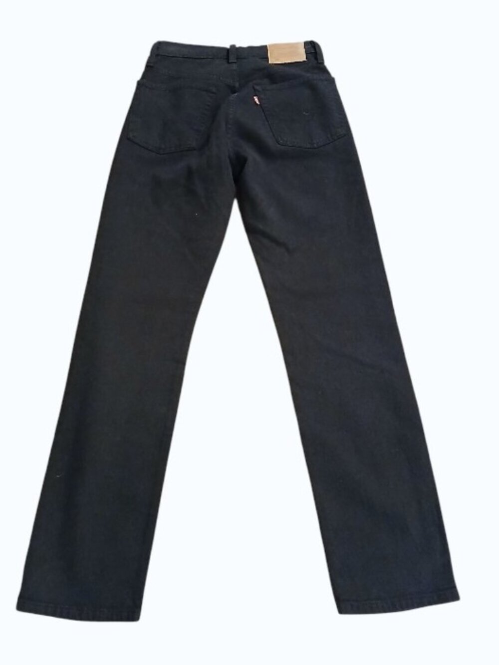 LEVI'S PREMIUM Black Jeans Stretch Straight Leg High Waist - EUC - Picture 5 of 14